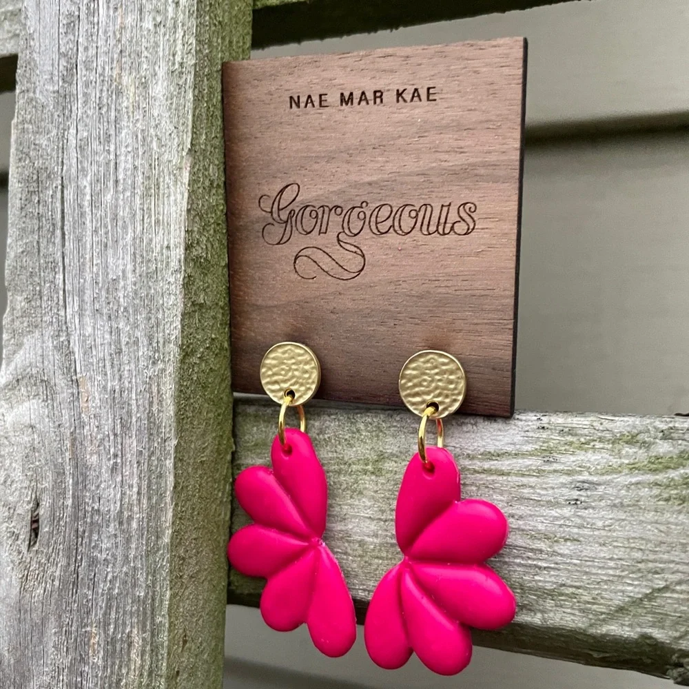 NWT Nickel-Free Clay Fusha Earrings